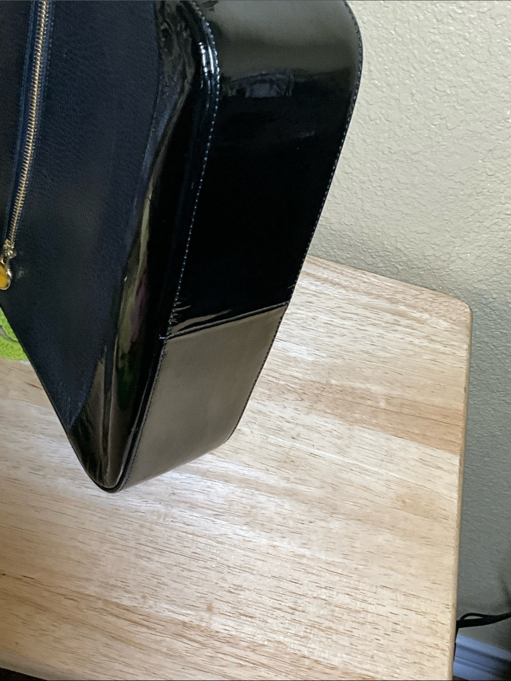 Versace Sunburst Black Pebbled Leather Shoulder Bag - Picture 8 of 12